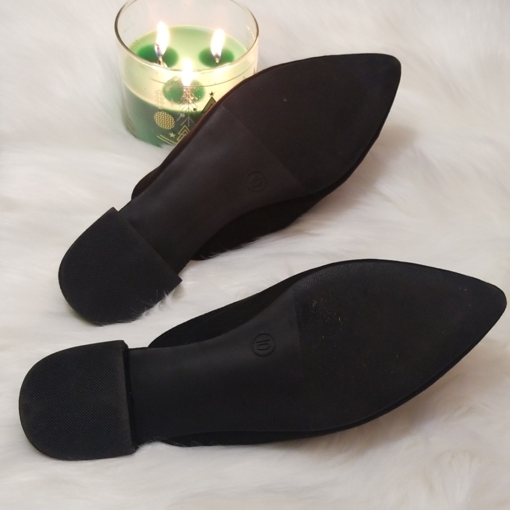 Pointed toe flat mules - Picture 3 of 4